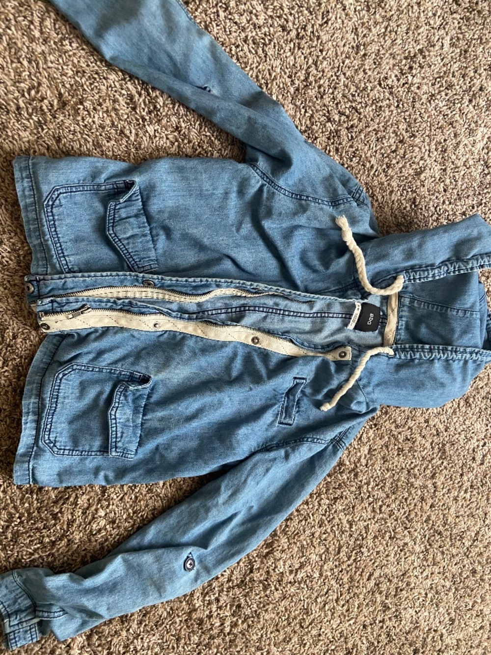 BDG Denim Hooded Jacket